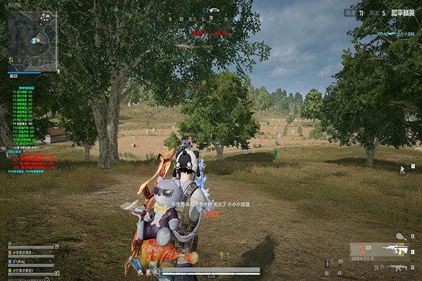 CF rez 透视软件效果
